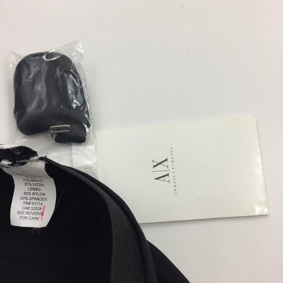 NWT AX ARMANI EXCHANGE Cut Out Sides One Piece - Picture 2 of 6